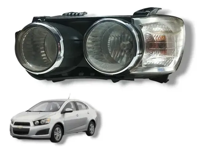 Farol Chevrolet Sonic 2012 A 2014 Esquerdo Detalhe Esquerdo/motorista