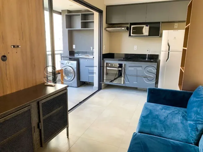 Apartamento 1 Suíte Mobiliado à Venda em Pinheiros, 1 Vaga, Próx. Metrô Fradique