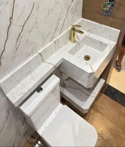 Pia para banheiro porcelanato