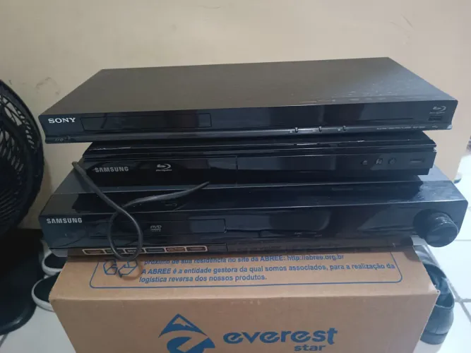 Lote aparelhos blu-ray Sony e SAMSUNG