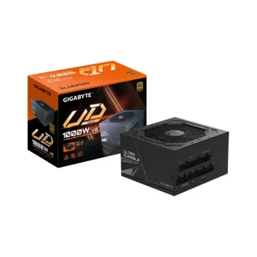 Fonte Gigabyte UD1000GM PG5 V2, 1000 Watts, 80 PLUS Gold, Modular, PFC Ativo, Nova, Lacrad
