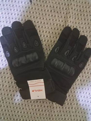 Luva de motoqueiro resistente nova dedos fechados 