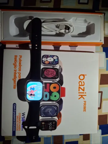 Relógio inteligente W58 Pro MAX com NFC 