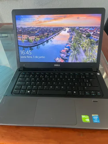 Notebook Dell Core I7 8gb RAM 256 Gb Armazenamento