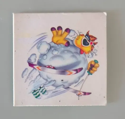 Tazo Figurinha Raro Elma Chips Coreia do Sul 1994 Chester Cheetah