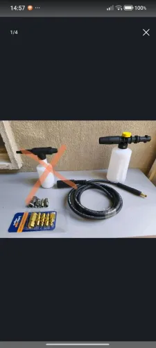 Mangueira Karcker K Snow Foam e Engates
