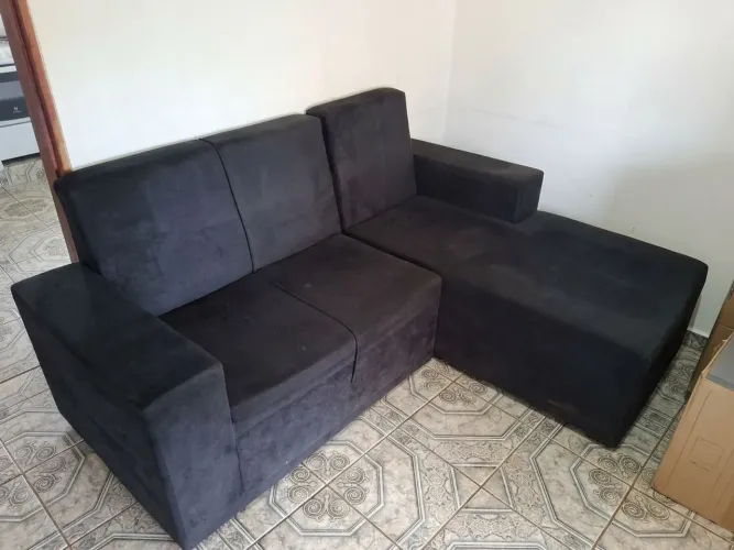 Sofá 3 lugares com chaise