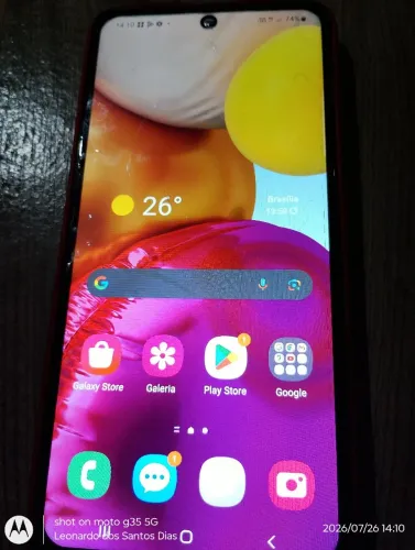 Vendo Samsung A71 usado funcionando perfeitamente, preto 