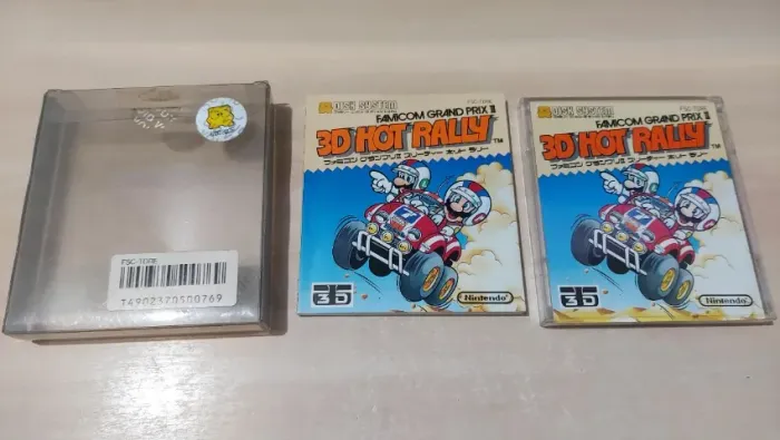 Famicom Grand Prix ll 3D Hot Rally para Nintendo Disk System (tbm compatível com óculos 3D