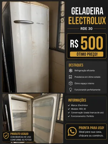 Geladeira eletrolux