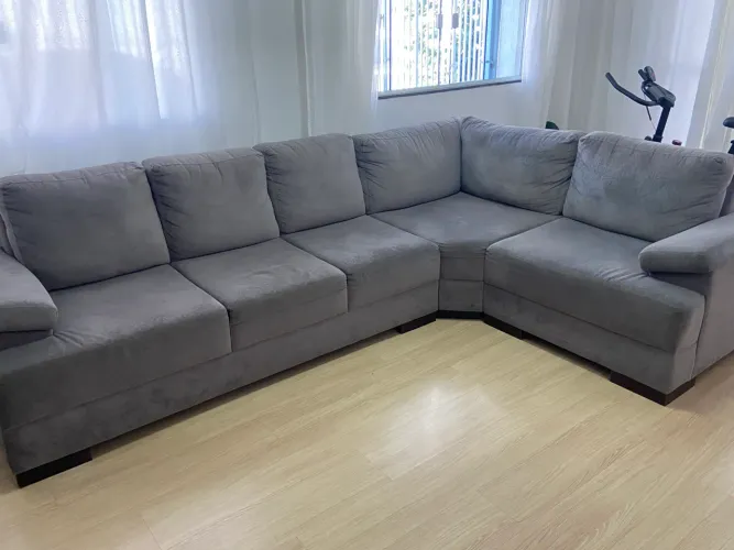 Sofá de canto com 5 Lugares