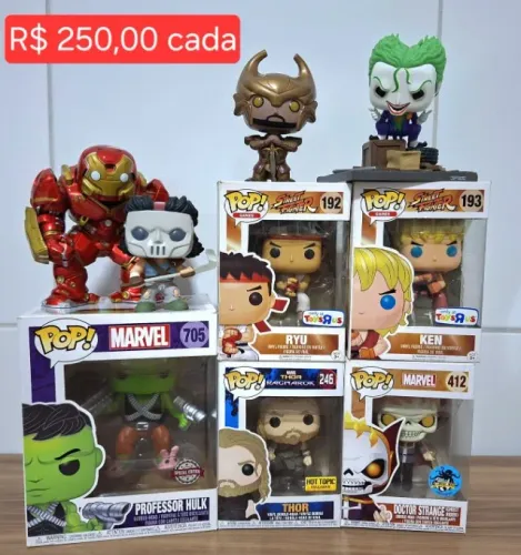 Funko Pop! Marvel - Dc - Street Fighter - Tartarugas Ninja