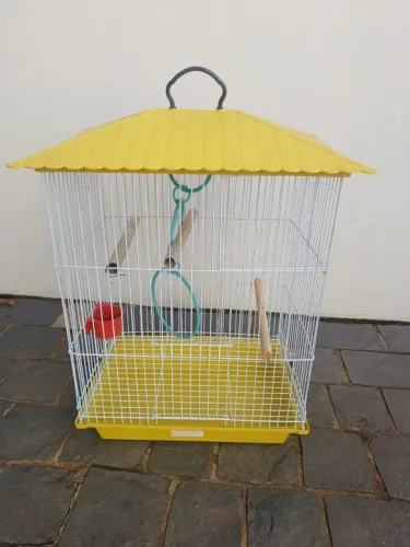 gaiola para aves calopsita