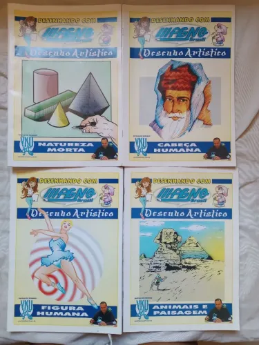 Apostilas de Desenho Técnico e Artístico - 4 Unidades | Marca Visuart - Colecionador