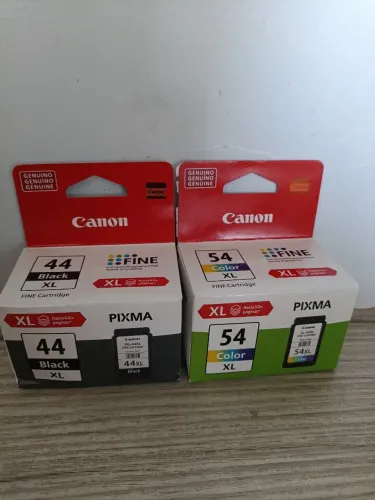 CARTUCHO DE TINTA CANON ORIGINAL PRETO/COLORIDO MODELO 44XL E 54XL