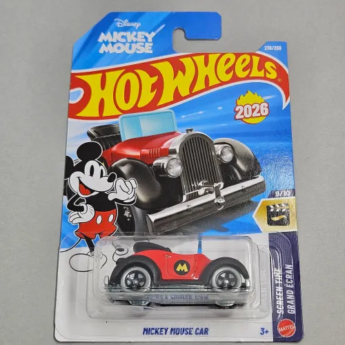 ?Hot Wheels Mickey Mouse Car Disney 2026 1 64