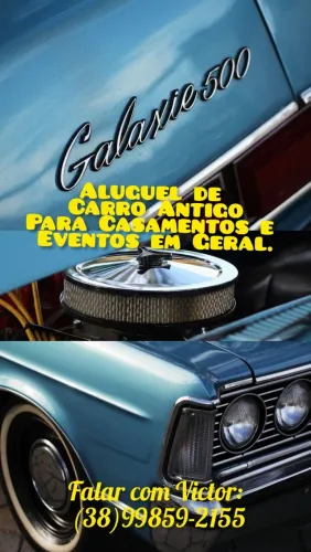Aluguel de Veículo Antigo Para Casamentos, Eventos e Sessões de Fotos