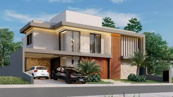 Sobrado com 4 dormitórios à venda, 320 m² por R$ 5.500.000 - Fazenda Rodeio - Mogi das Cru