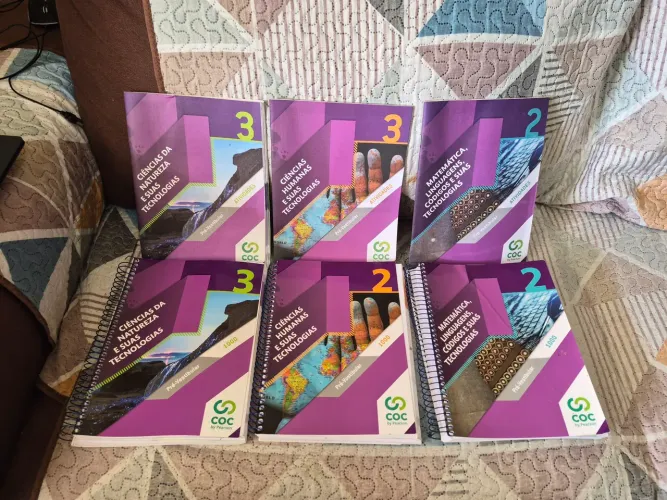 Kit Apostilas COC by Person Pré-Vestibular e ENEM - 6 Livros