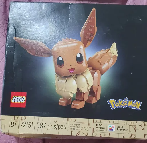 LEGO Pokémon Eevee 72151 - 587 Peças - Novo e Lacrado<br>