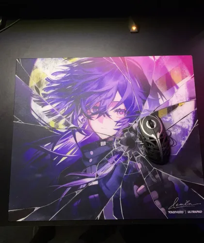 (NOVO)Mousepad de vidro Talon Games Mayo s3 XL + Brindes