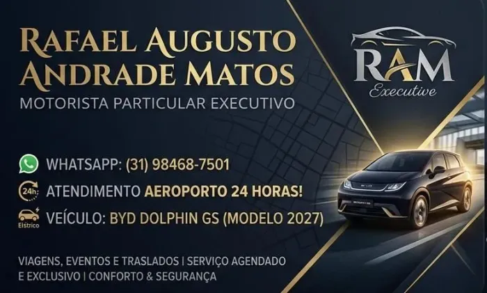 Motorista particular, executivo, Bleck 