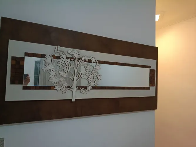 Quadro com espelho lindooo