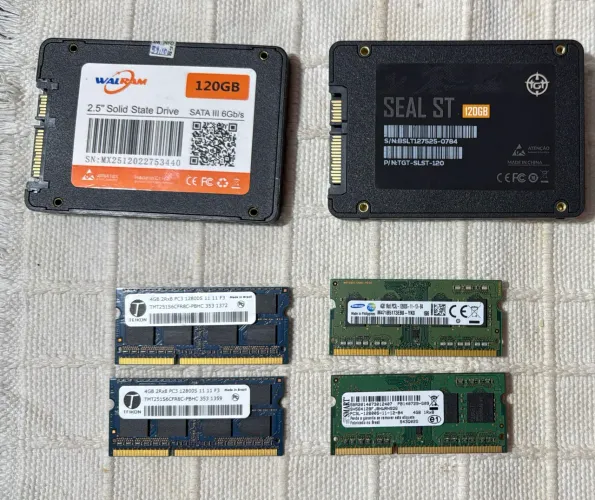 KIT UPGRADE PARA NOTEBOOK - SSDs + MEMÓRIAS RAM DDR3 ?