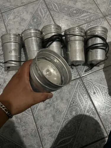 6 Canhão de luz para festa branca