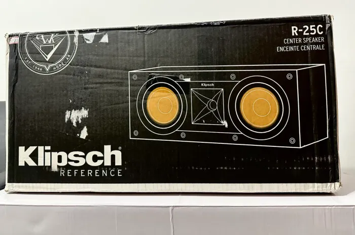 NOVO - Klipsch R-25c Caixa Central Home Theater 100w Preto