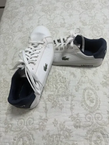 Tenis Lacoste em Couro Branco (RETIRAR NO LOCAL)