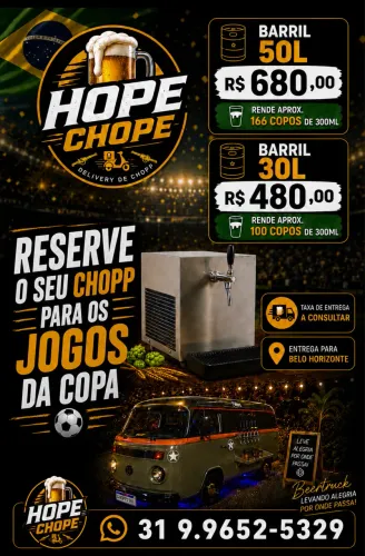 Chopp Gelado no seu evento - BH e Região