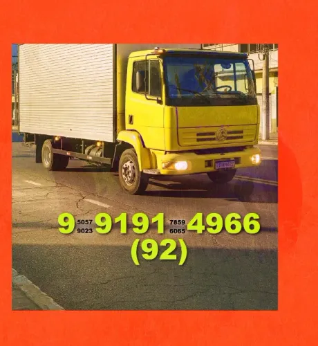 FRETE BAU (92) 9+9191+4966 - CAMINHÃO BAU E MUDANÇA COM O ALEX