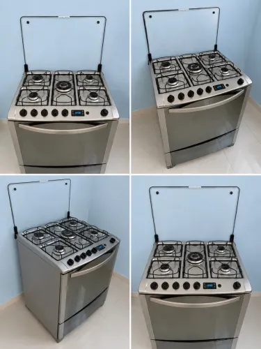 Fogão Electrolux 5 bocas inox com timer