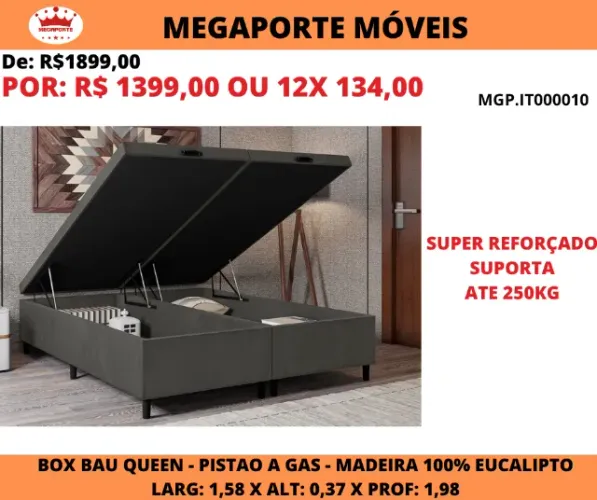 BOX BAÚ QUEEN