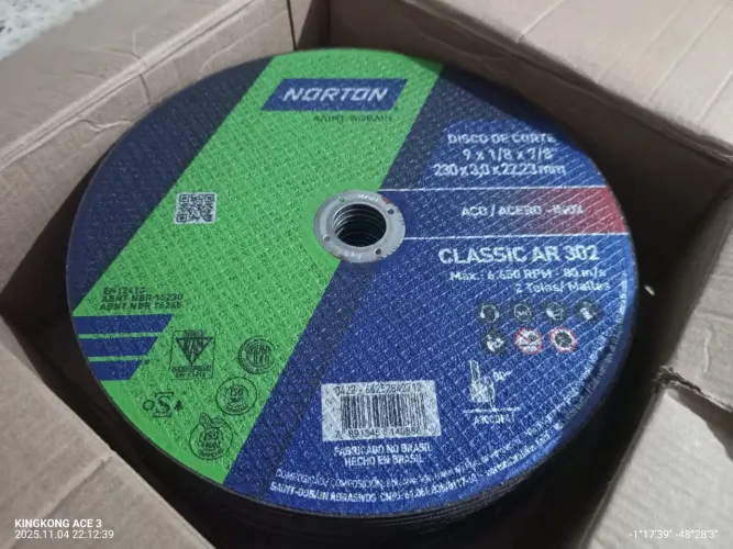 Disco de corte Norton