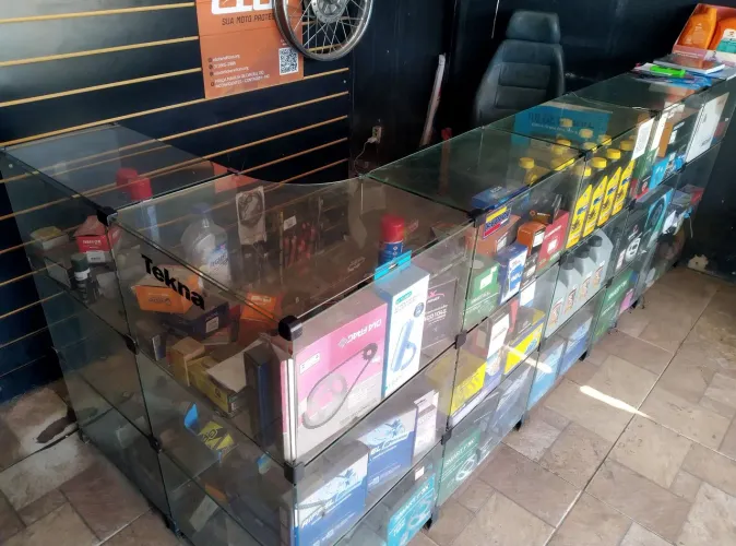 Balcão de vidro para loja comércio empresa