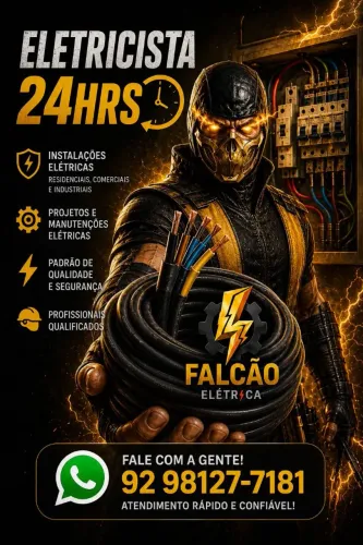 Eletricista cabos e fiações
