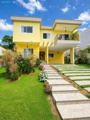 Casa em Condomínio para Venda em Rio das Ostras, Alphaville, 4 dormitórios, 2 suítes, 4 ba