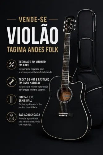Violao Tagima Folk