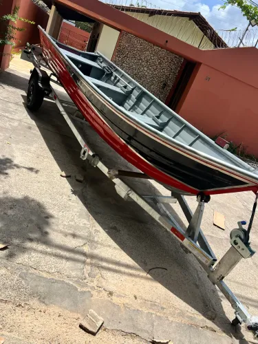 Casco Barco em alumínio novo (SOMENTE O CASCO)