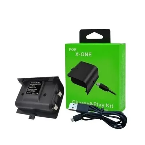 Kit bateria e carregador para controle Xbox one