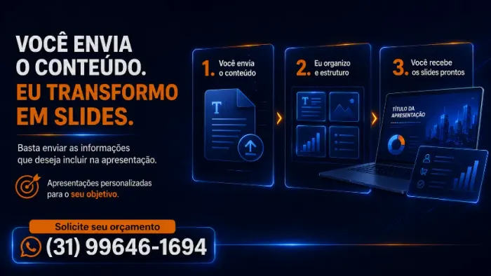 Criação de apresentações em PowerPoint e dashboards em Power BI