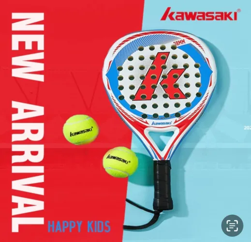 Kawasaki raquete tênis de fibra carbono macio eva