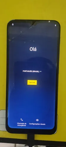 Vendo celular Moto G20 Usado, tela trincada