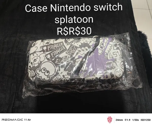 Capinha,case e película para Nintendo switch OLED 
