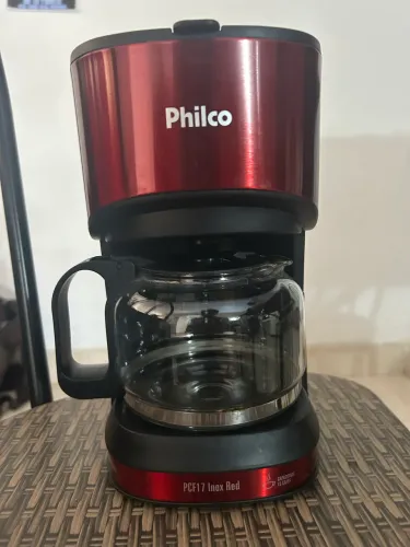 Cafeteira Philco PCF17 Inox Red