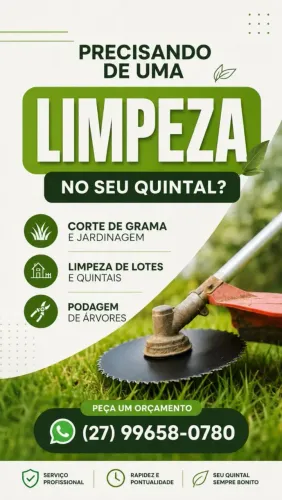 Faço serviço de Jardinagem 