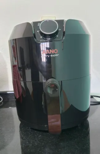 Air Fryer Arno Airfry Super Bfry Preta E Inox 4.2 Litros Com Timer