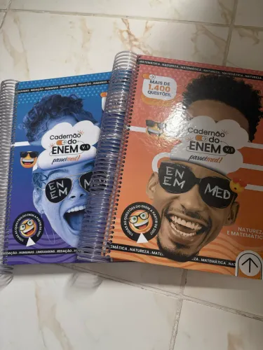 ? Rumo à aprovação! Cadernão ENEM Humanas e Exatas PasseiMed - Novo